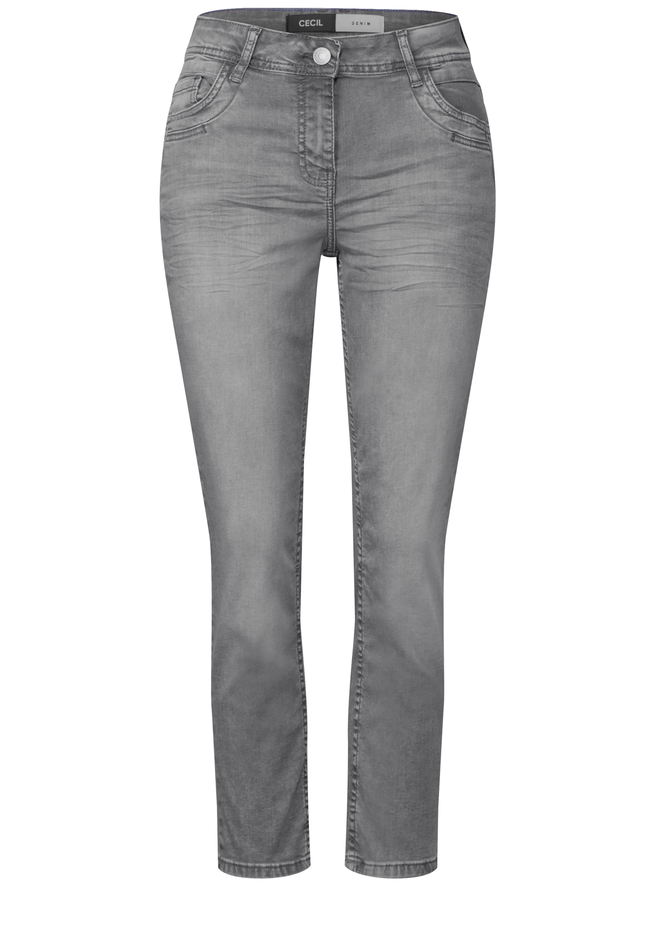 CECIL Jeans in grey denim, Produktansicht