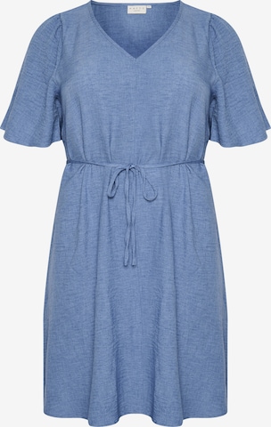 KAFFE CURVE Dress 'Elisa' in Blue: front