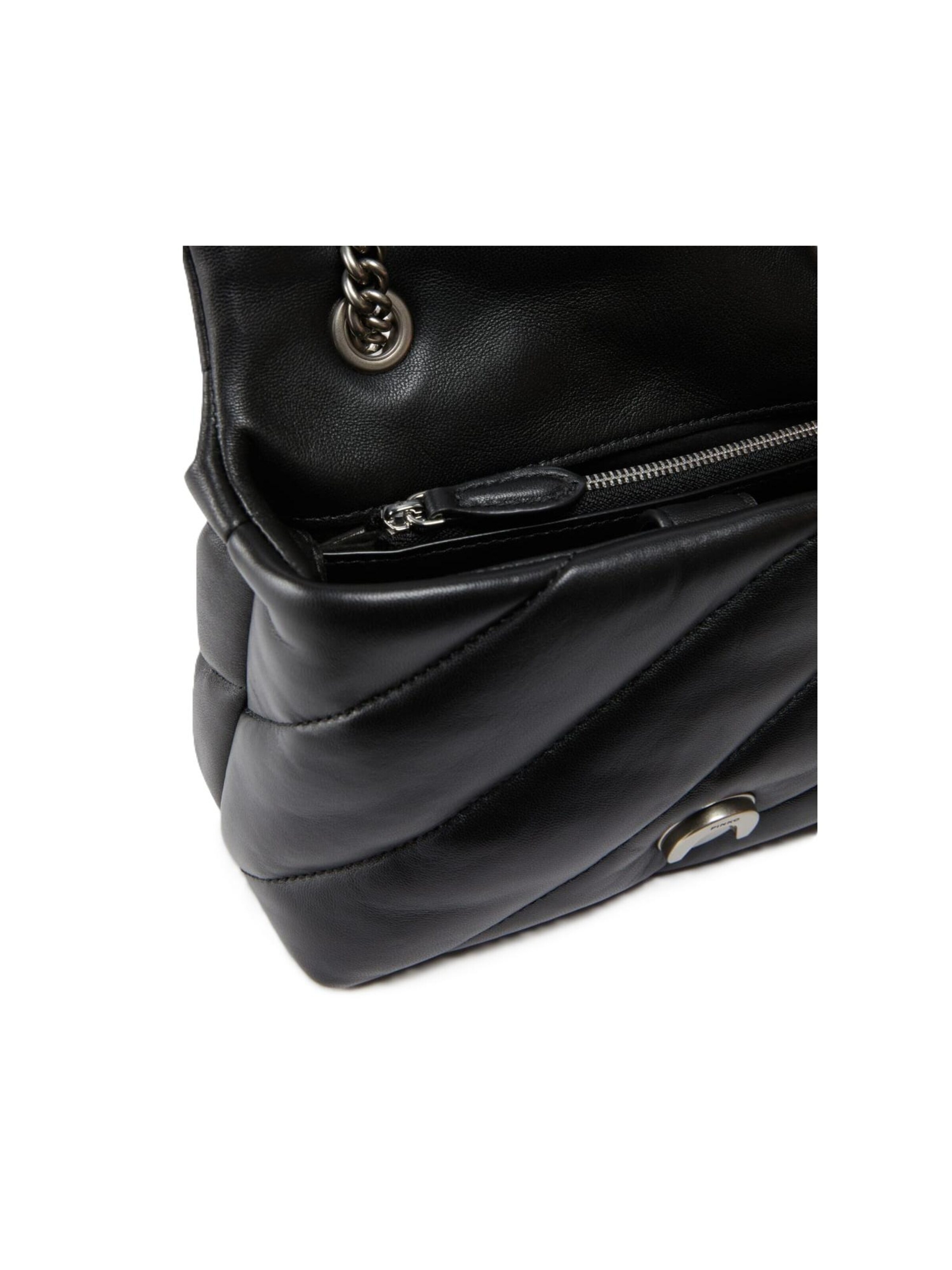 Borsa a spalla '100039 A0F2' di PINKO in nero
