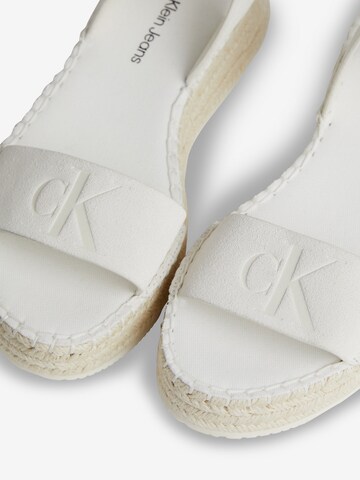 Calvin Klein Jeans Strap Sandals in White