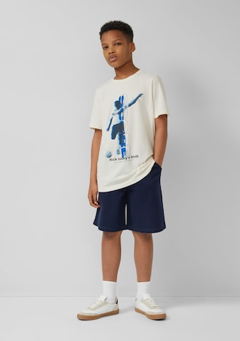 Wide Leg Pantalon s.Oliver en bleu