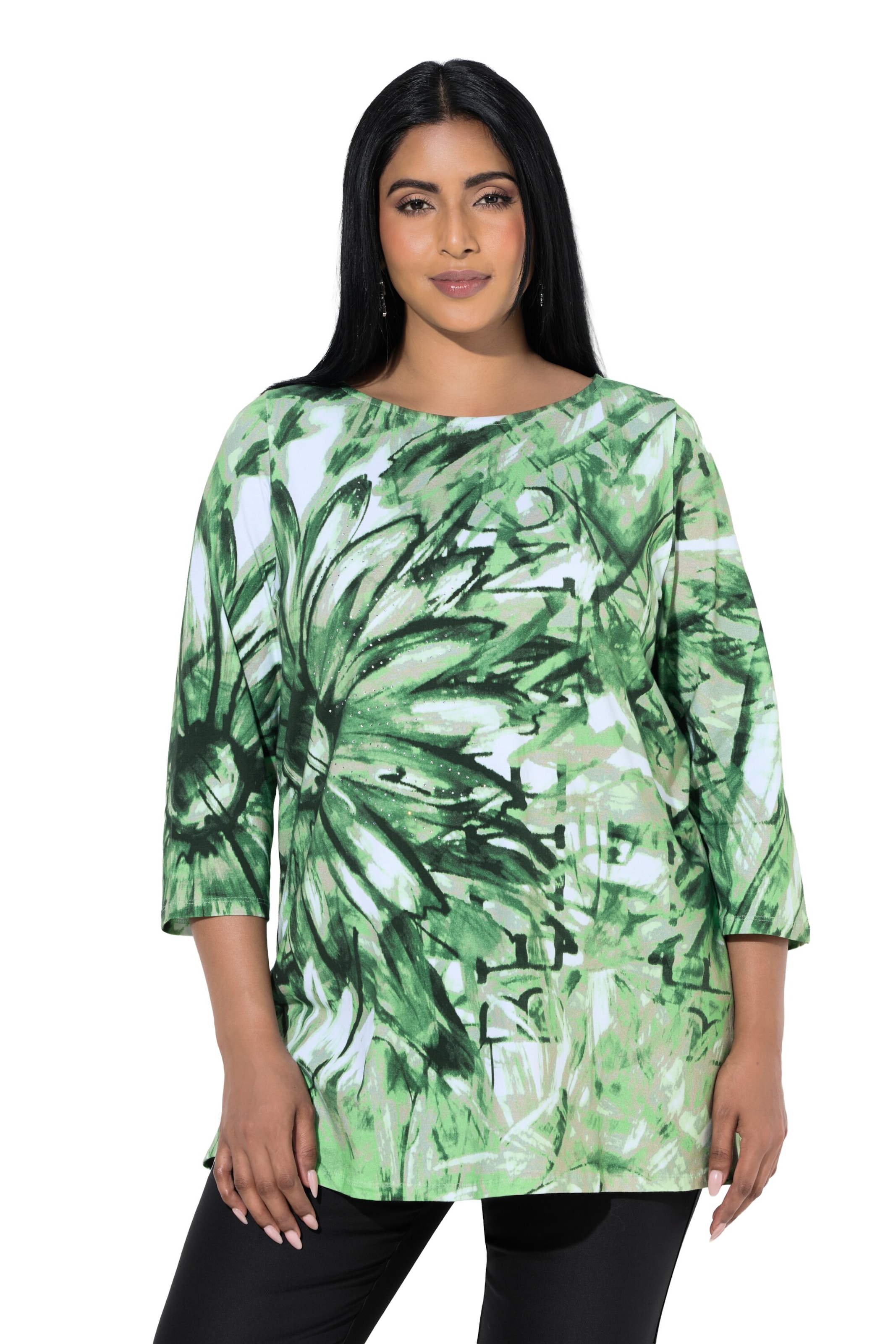 Ulla Popken Shirt in Green: front