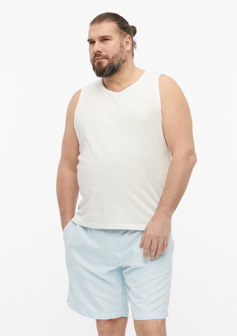 s.Oliver Men Big Sizes Zwemshorts in Blauw: voorkant