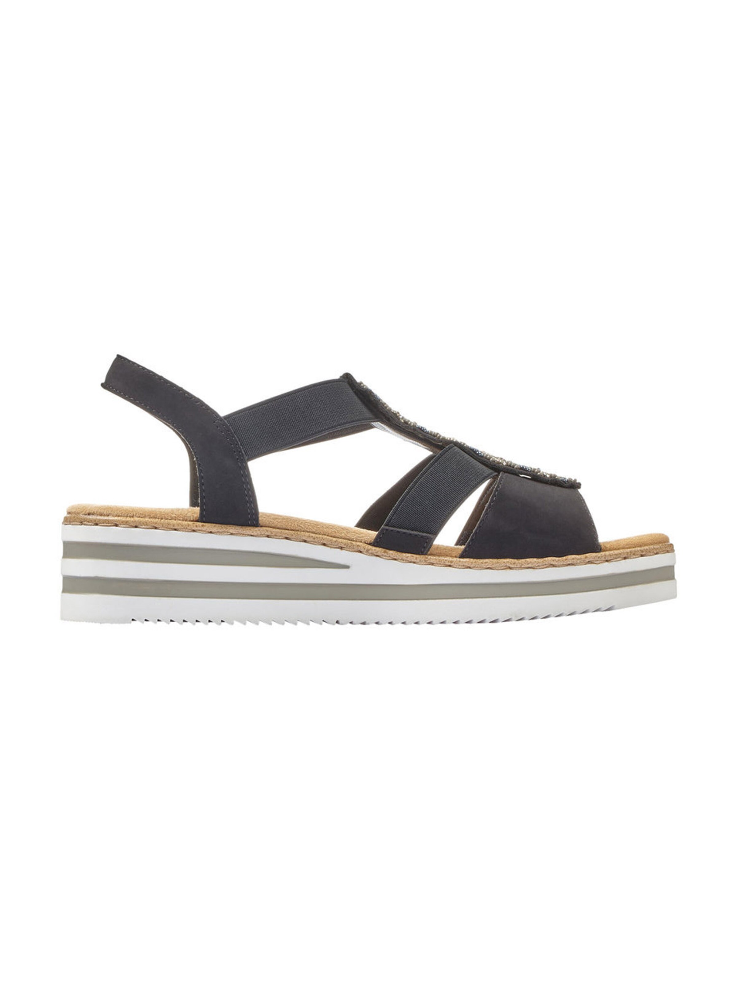 Rieker Sandaalit 'Marokko' värissä musta