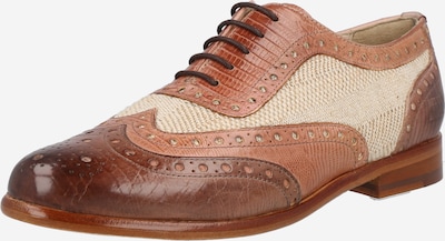MELVIN & HAMILTON Sapato com atacadores 'Selina 56' em bege / castanho / pó, Vista do produto