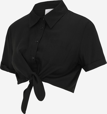 MAMALICIOUS - Blusa 'MELANI' en negro: frente