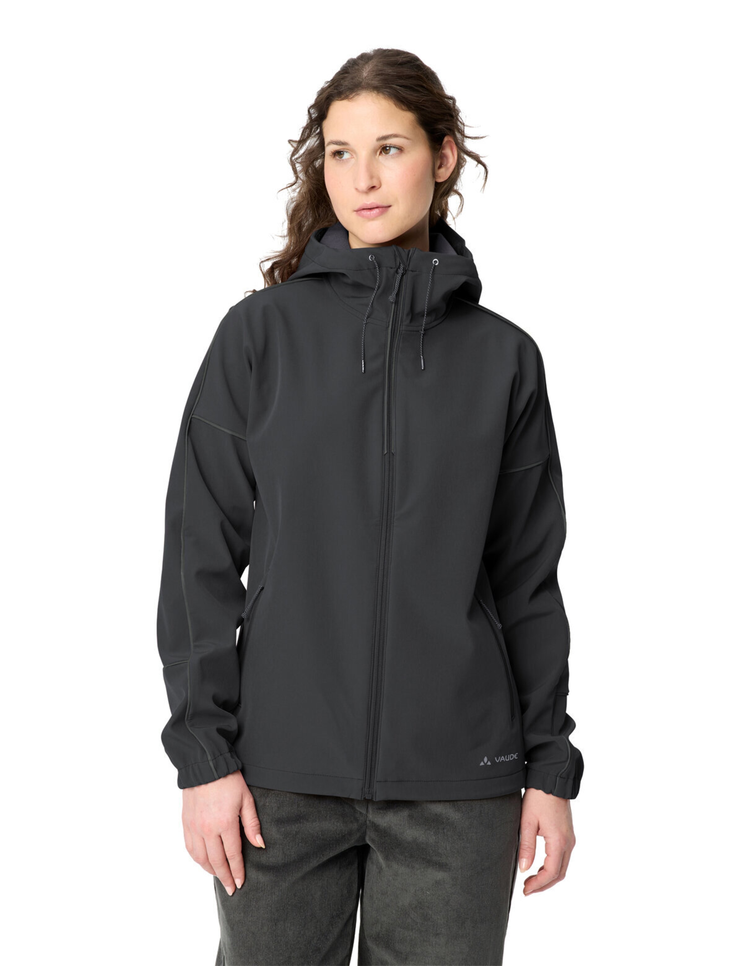 VAUDE Sports jacket in Grey: front