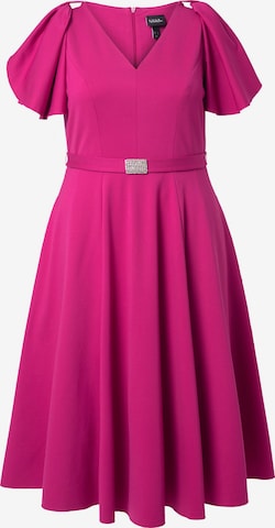 Ulla Popken Midikleid in Pink: Vorderseite