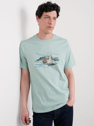 Seasalt Cornwall Shirt in Blauw: voorkant