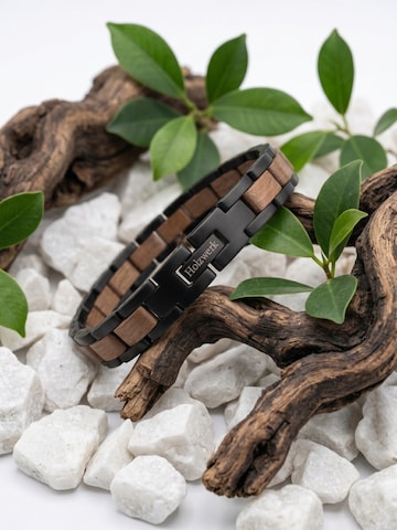 Holzwerk - Pulsera 'DAMMSEE' en marrón