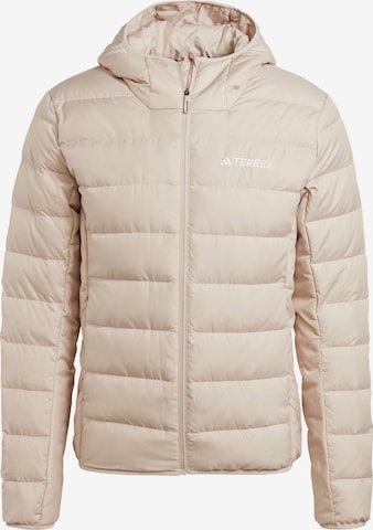 ADIDAS TERREX Outdoor jacket in Beige: front