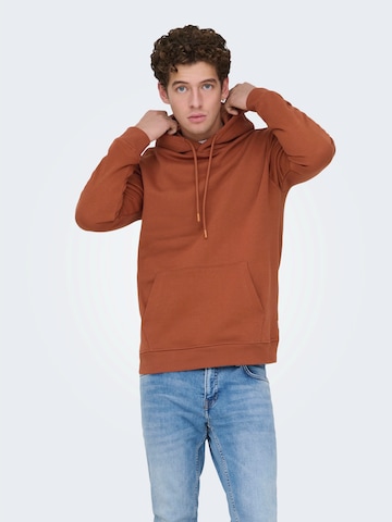 Only & Sons Sweatshirt 'ONSCONNOR' in Rot