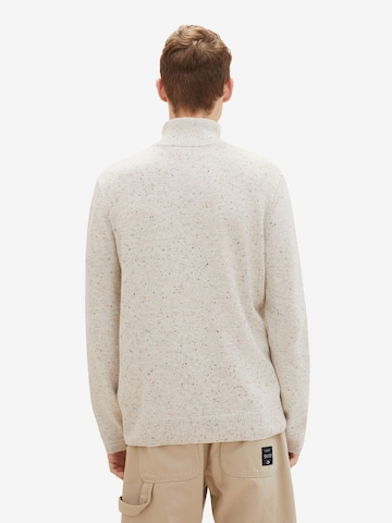 TOM TAILOR Pullover in Beige