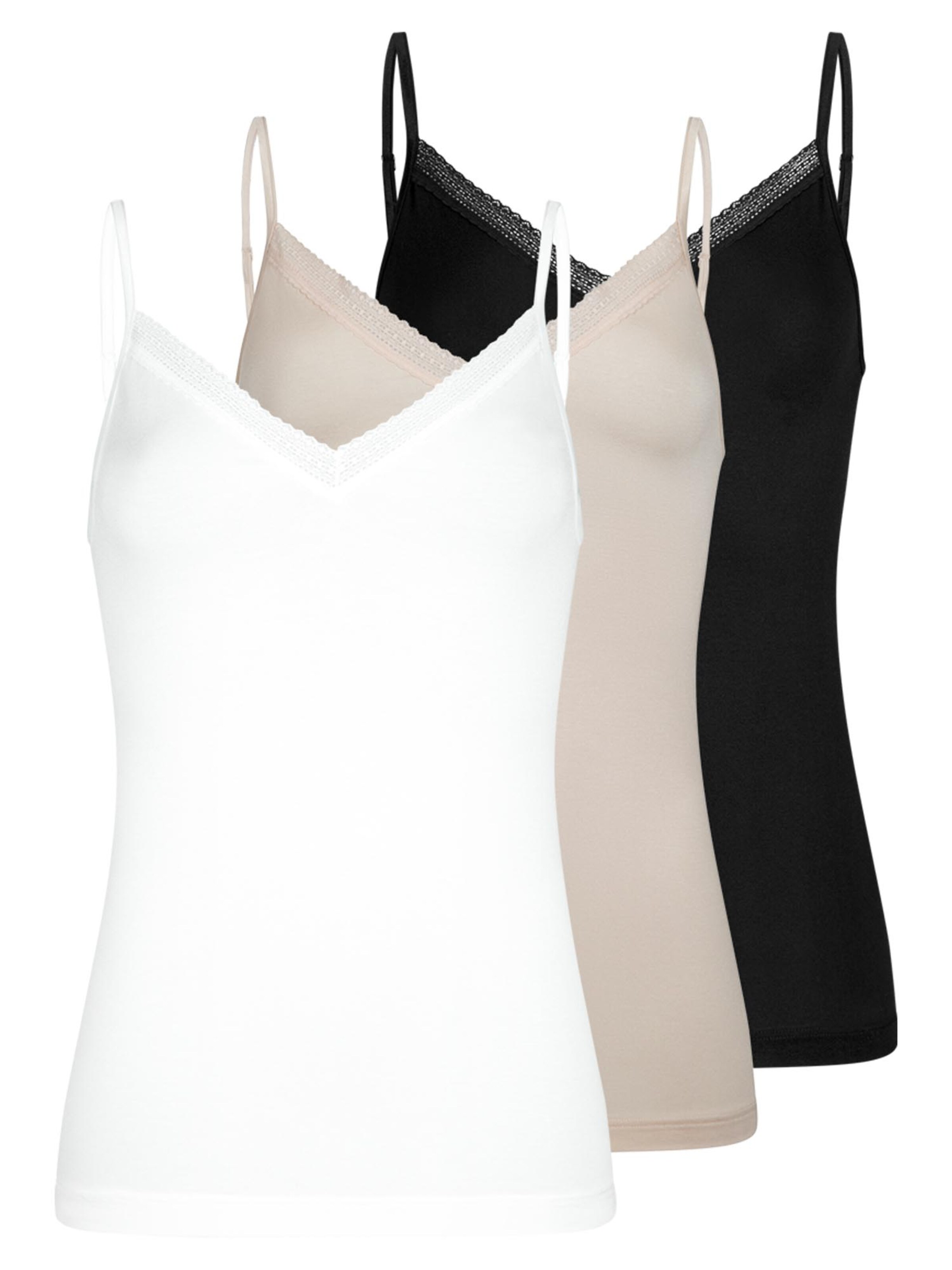 Mey Undershirt 'Modal Lace' in Mixed colours: front