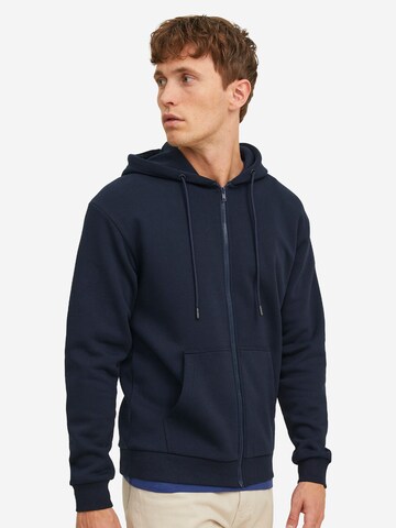 JACK & JONES Sweatjacke 'Bradley' in Blau