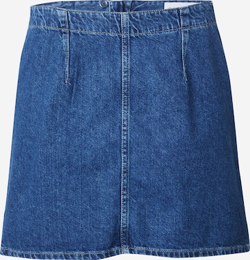 Calvin Klein Jeans Rok in Blauw: voorkant