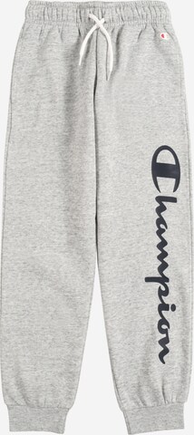 Effilé Pantalon de sport Champion Authentic Athletic Apparel en gris : devant