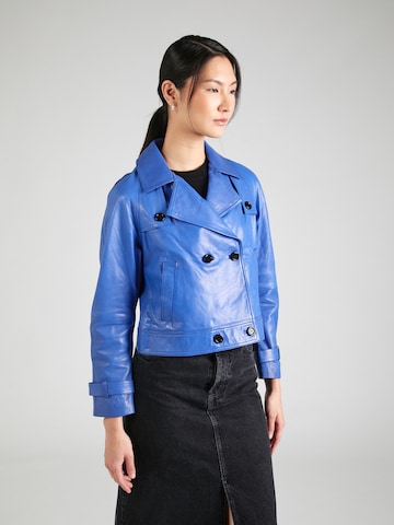 FREAKY NATION Between-Season Jacket 'Out Of The Line' in Blue: front
