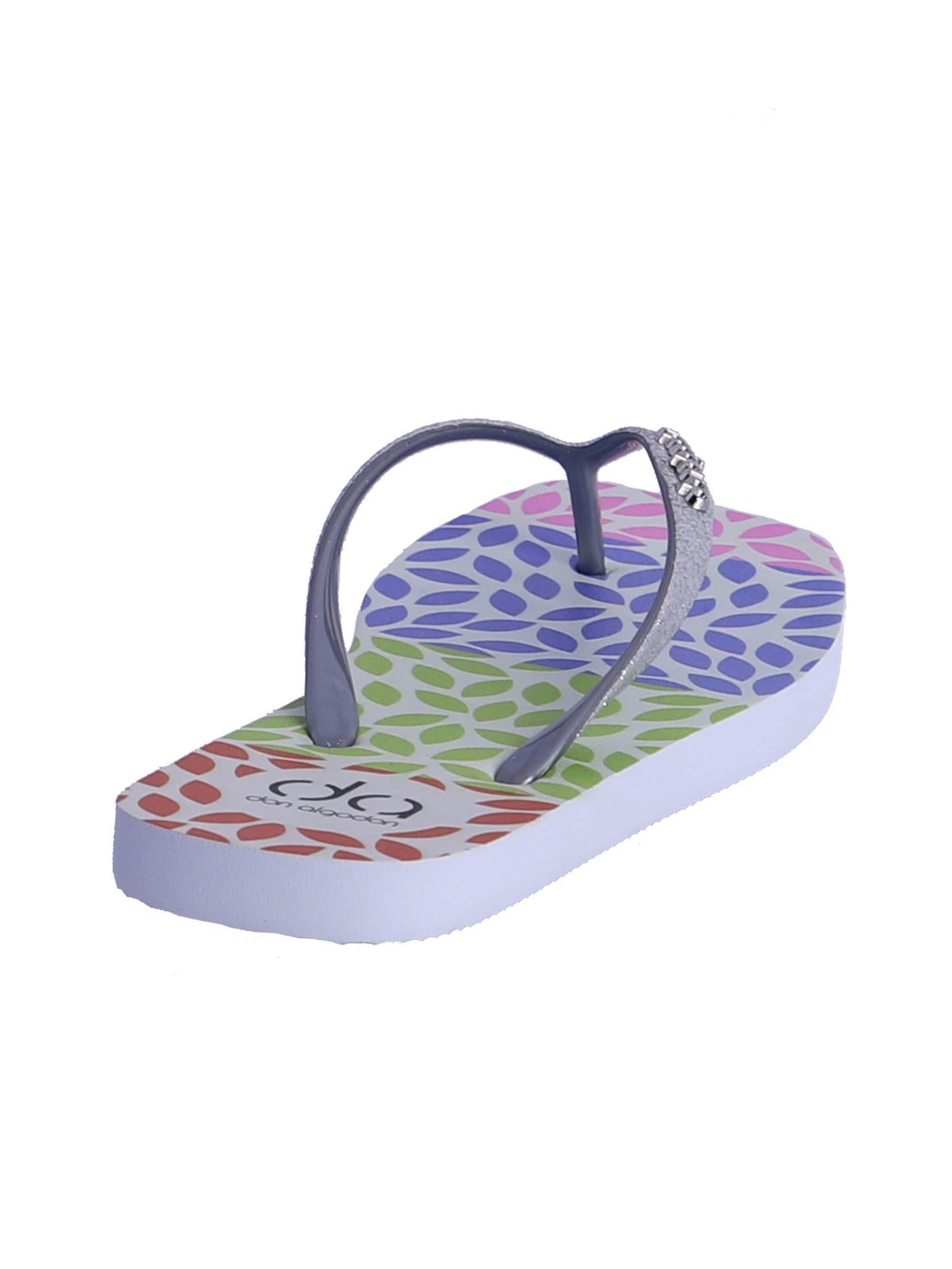 Don Algodon - Sandalias de dedo 'Chanclas' en plata