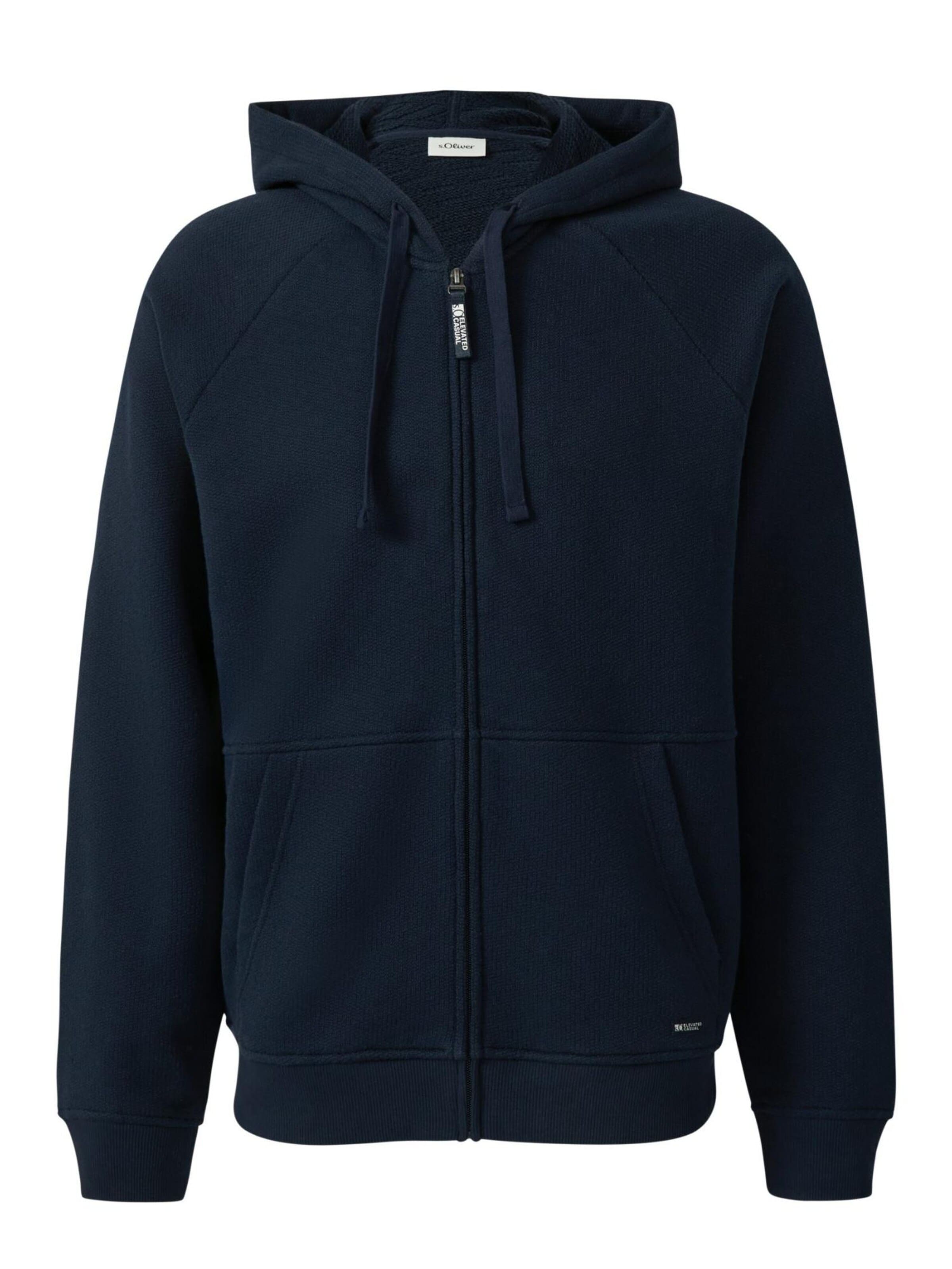 s.Oliver Sweat jacket in XXL in Marine blue, Item view