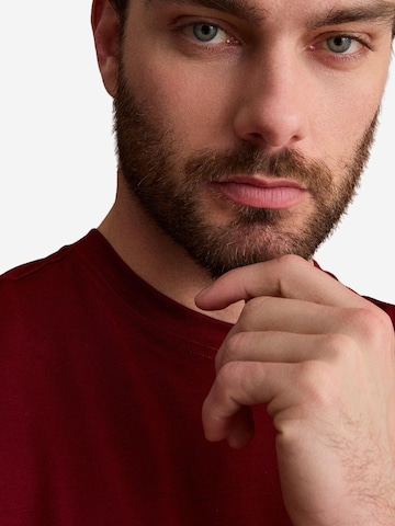 Il Lanificio Functioneel shirt in Rood