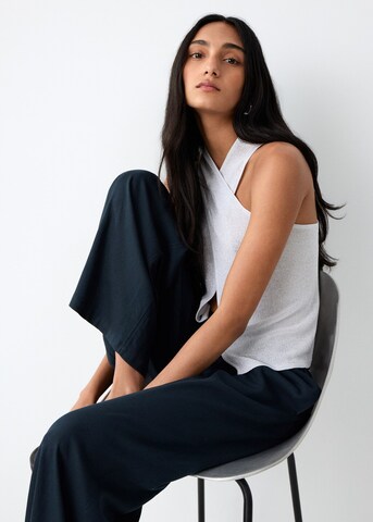 MANGO TEEN Loose fit Pants in Blue