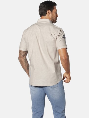 Fit confort Chemise ' Milos ' Jan Vanderstorm en marron