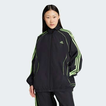 ADIDAS ORIGINALSPrijelazna jakna 'Teamgeist Adicolor' - crna boja: prednji dio