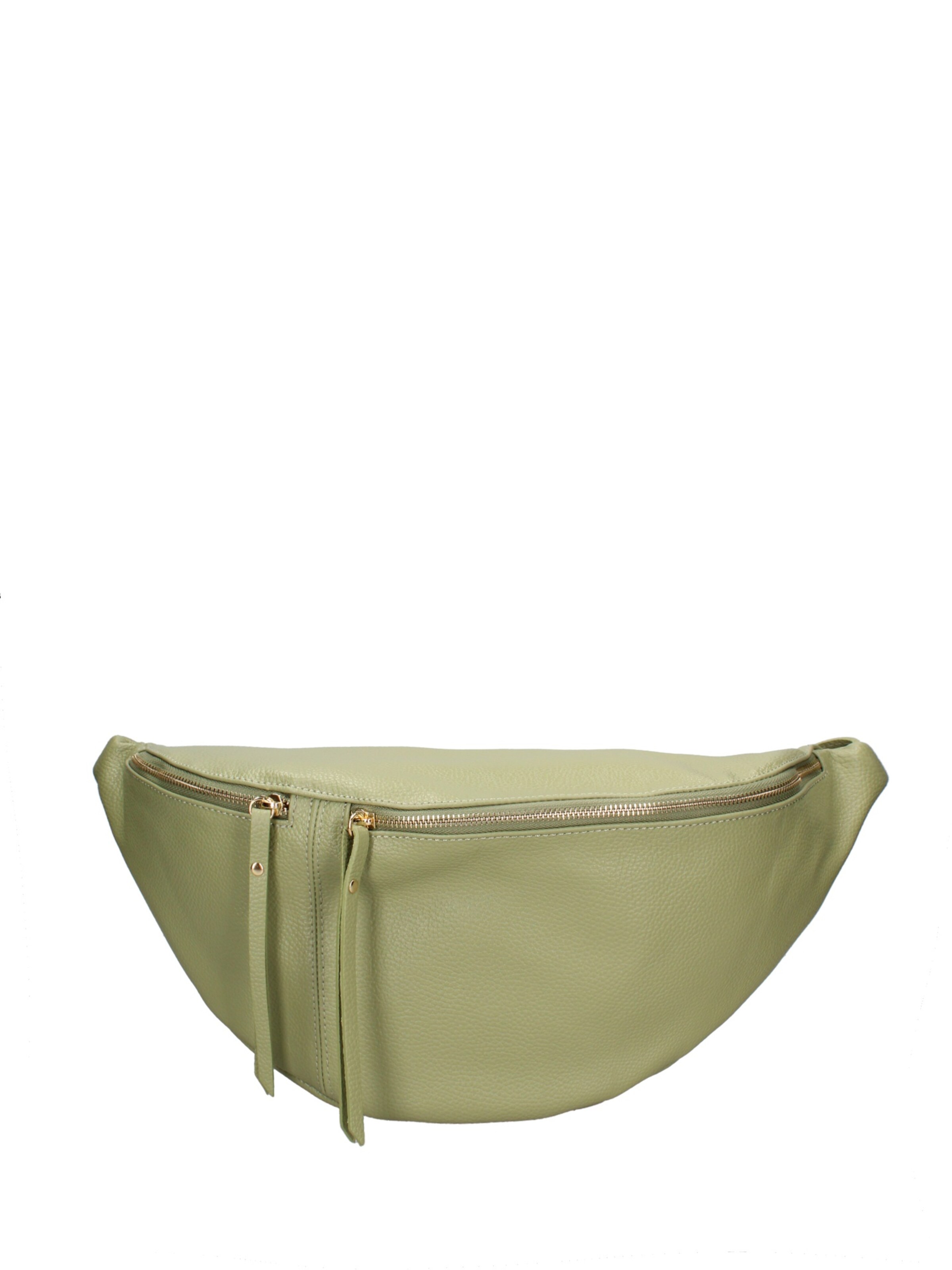 Marsupio 'Marsupio donna pelle dollaro Gave Lux - con zip e tracolla regolabile' di Chiara Ferretti in verde: frontale
