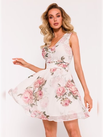 made of emotion - Vestido de verano en blanco
