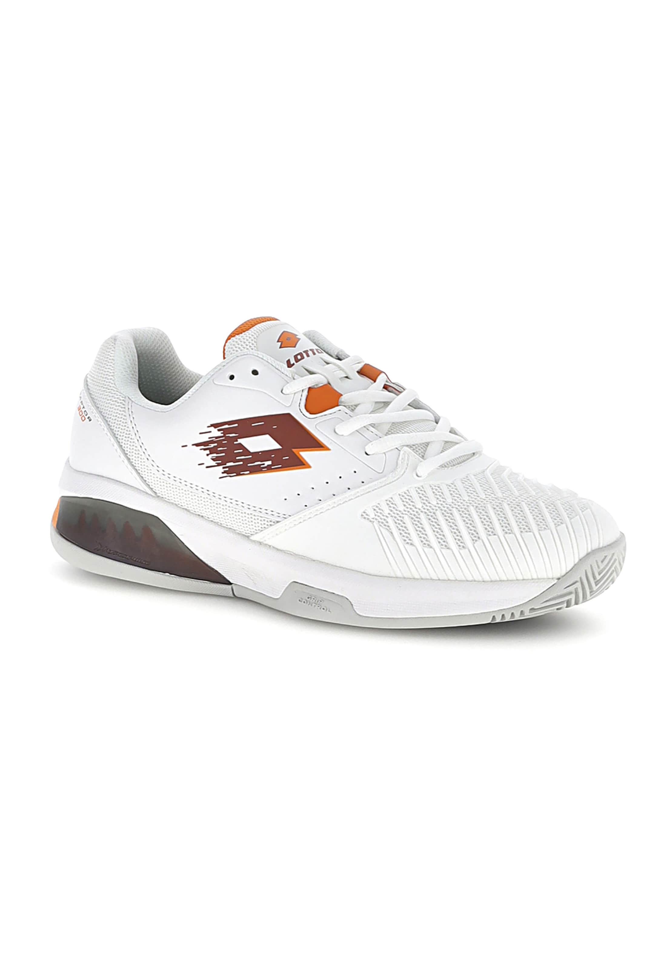 LOTTO - Sapatilhas baixas 'Raptor Hyperpulse 300' em branco: frente