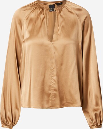 PINKO Blouse 'FAMATINA' in Goud: voorkant