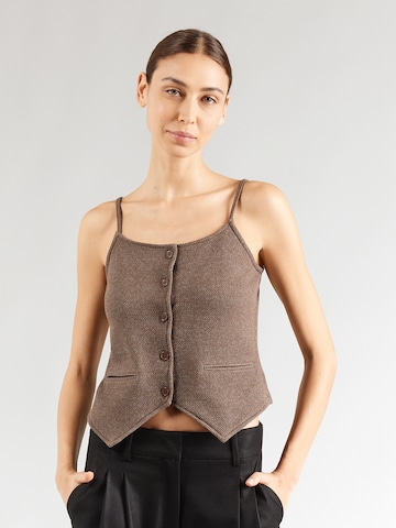 PIECES Top 'PCPEPPER' - barna: elől