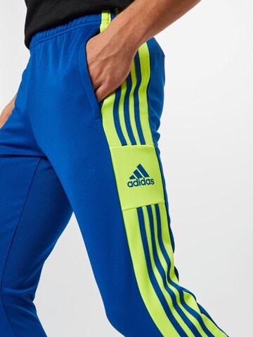 ADIDAS PERFORMANCE Slimfit Športne hlače 'Squadra 21' | modra barva