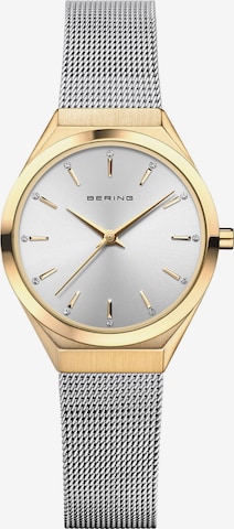 BERING Analoog horloge in Zilver: voorkant