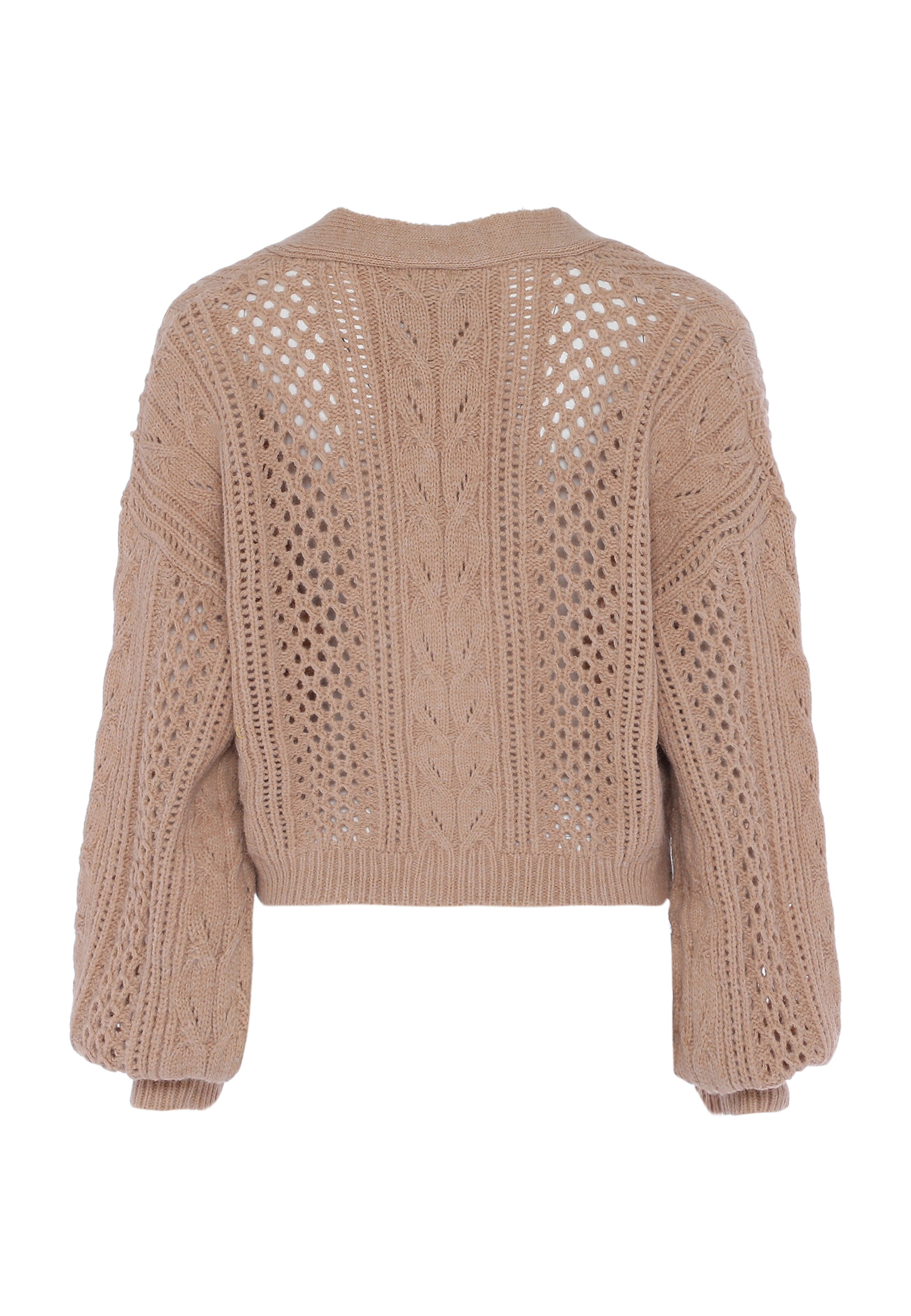 faina - Casaco de malha em bege