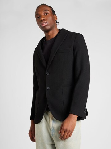 Coupe regular Veste de costume 'OBAN' SELECTED HOMME en noir : devant