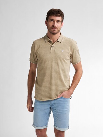 T-Shirt 'Coveview' Petrol Industries en marron : devant