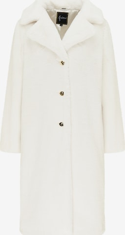 faina Winter Coat in White: front