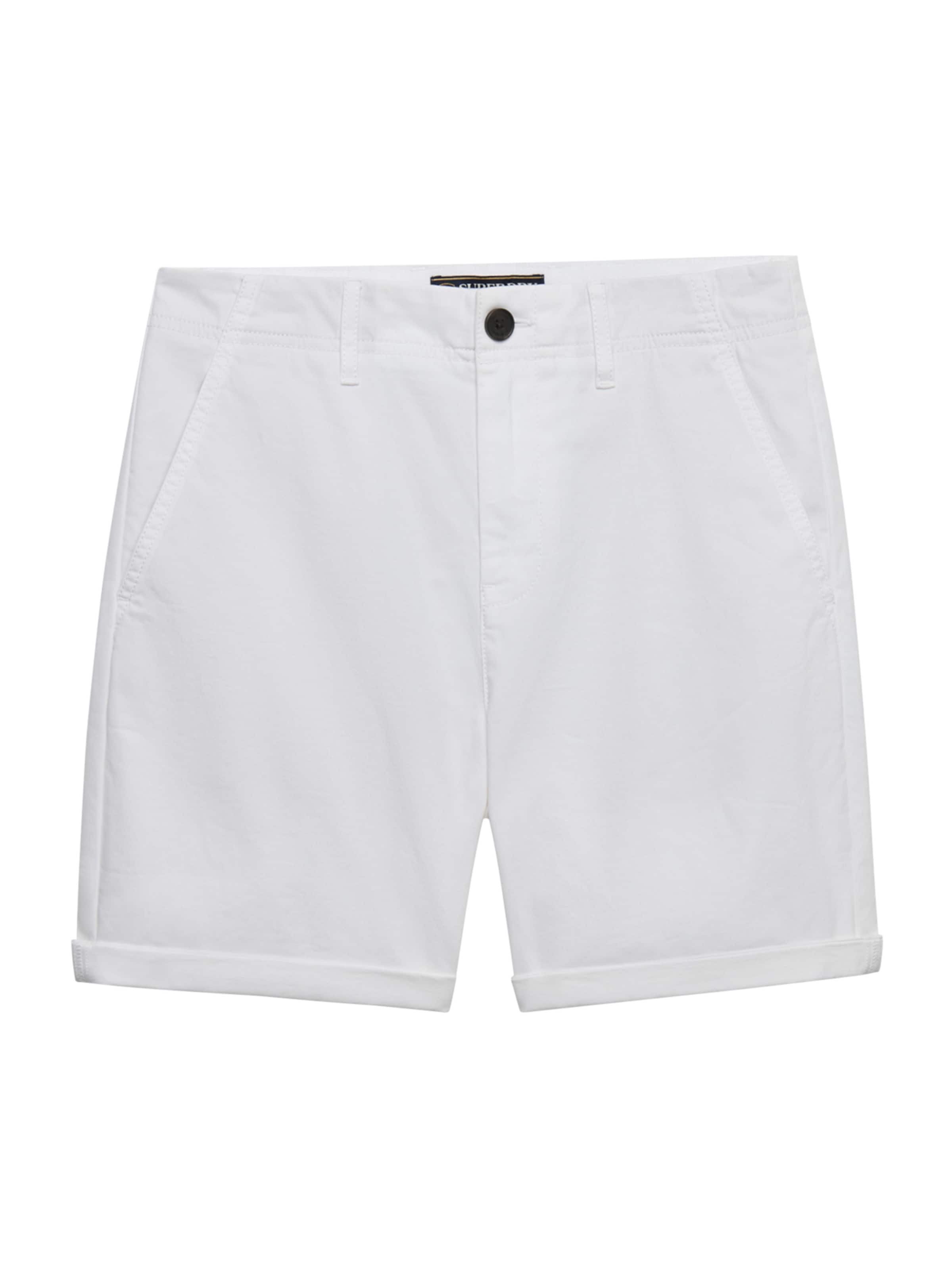 Superdry & Co Chino trousers in White: front