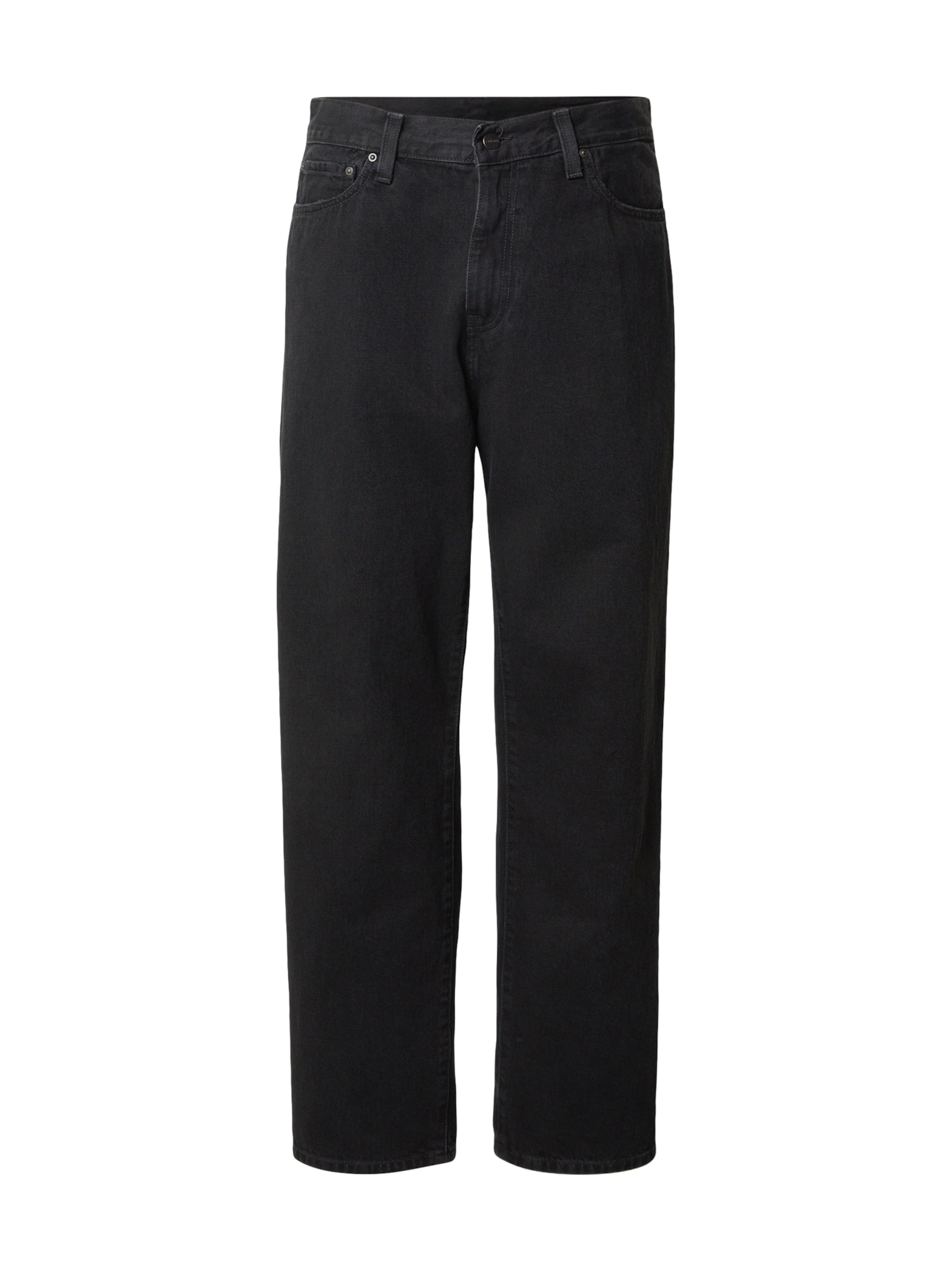 Carhartt WIP - regular Vaquero 'Aaron' en negro: frente