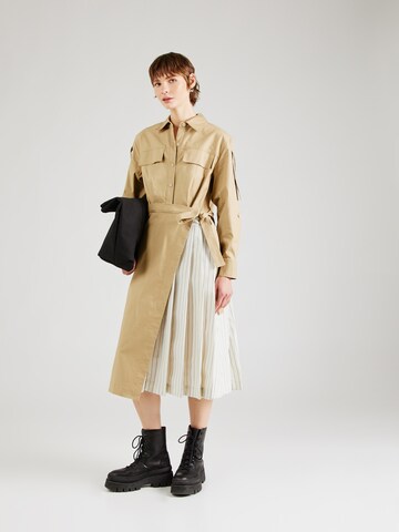 Abito camicia di 3.1 Phillip Lim in verde: frontale