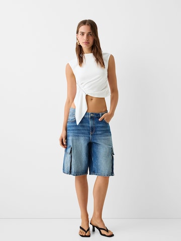 Haut Bershka en blanc