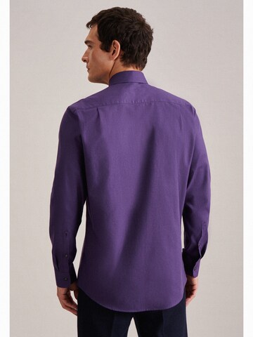 SEIDENSTICKER Regular fit Business Shirt in Purple