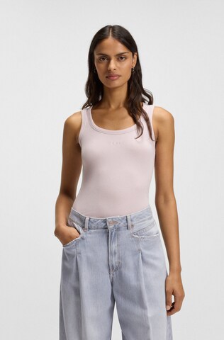 BOSS Orange Top 'Ematite' in Lila: Vorderseite