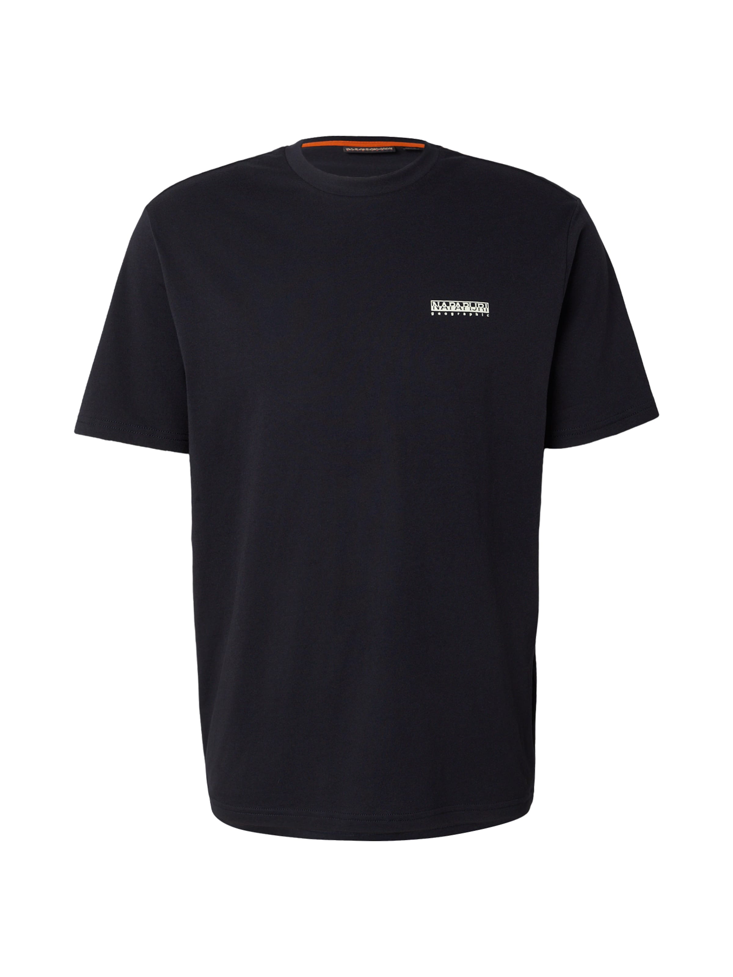 Tricou 'S-YOSE' de la NAPAPIJRI pe negru: față