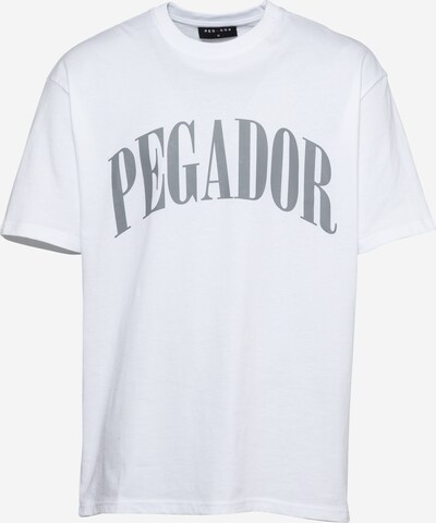 Tricou 'Cali' Pegador pe gri / alb murdar, Vizualizare produs