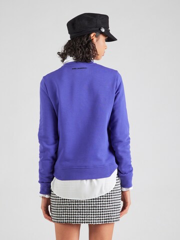 Sweat-shirt Karl Lagerfeld en violet