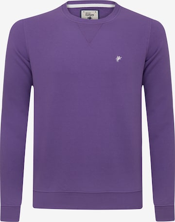 Sweat-shirt 'Nicholas' DENIM CULTURE en violet : devant