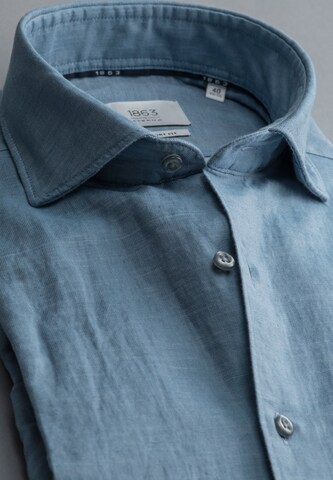ETERNA Comfort fit Overhemd in Blauw